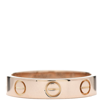 Cartier 18K Pink Gold 3.5mm LOVE Wedding Band Ring 47 4 1 of 4