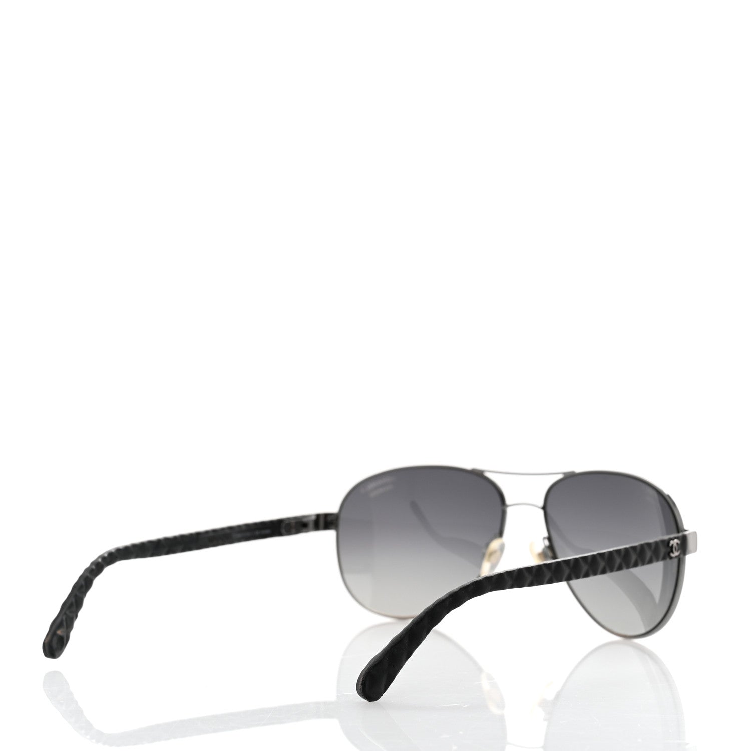 Chanel Pilot Summer Aviator Sunglasses 4204-Q Black 4 of 8