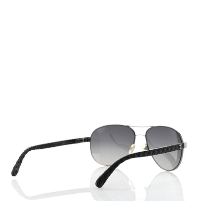 Chanel Pilot Summer Aviator Sunglasses 4204-Q Black 4 of 8