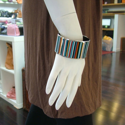 Hermes Extra Wide Enamel BRACELET 2 of 5