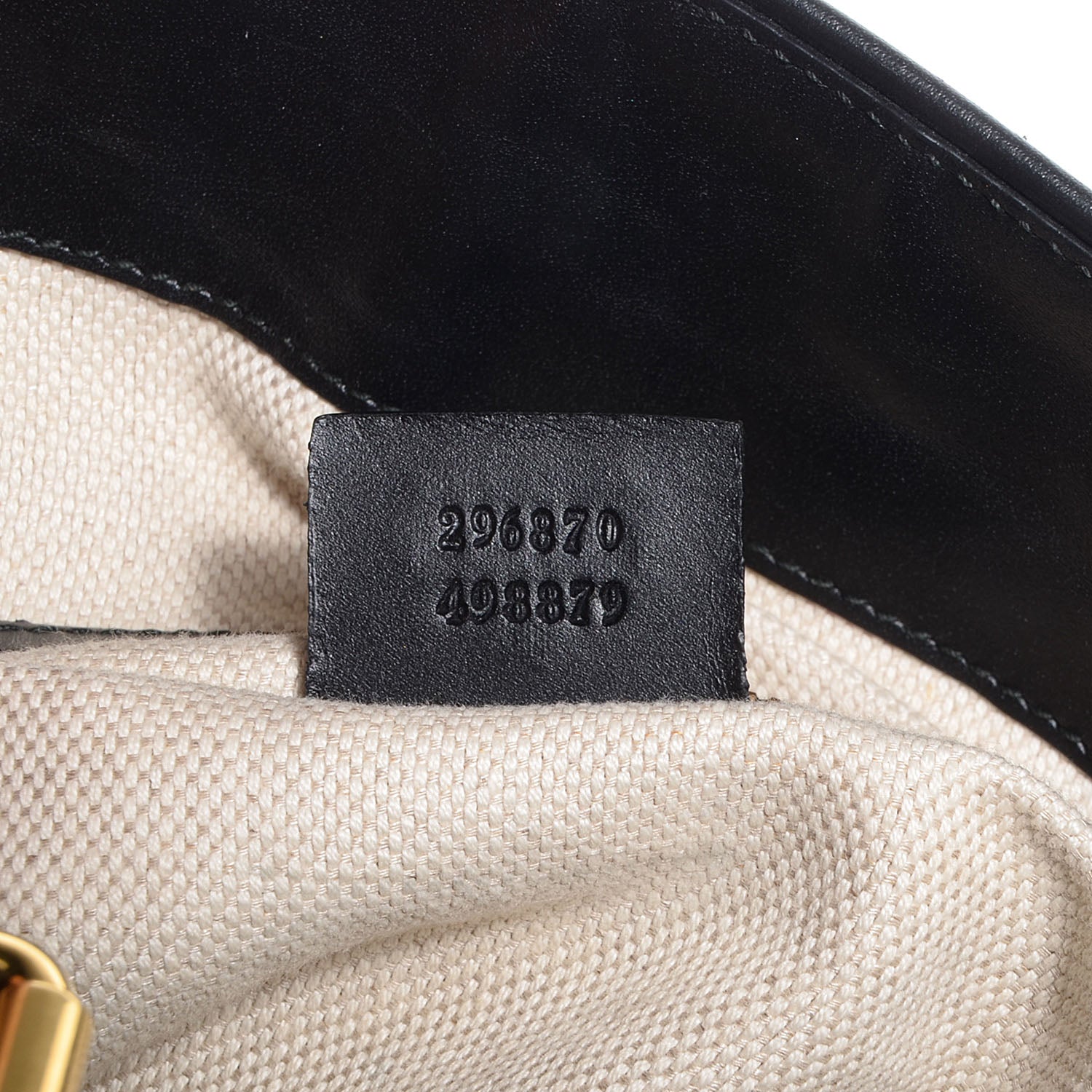 Gucci Monogram Medium Patti Stud Hobo Black 7 of 7