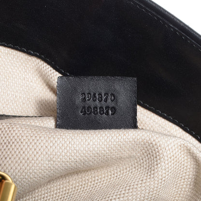 Gucci Monogram Medium Patti Stud Hobo Black 7 of 7