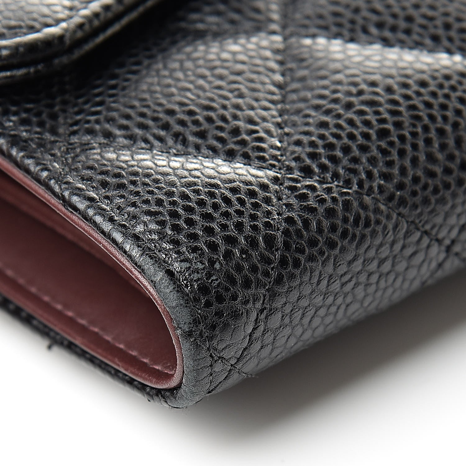 Chanel Caviar Quilted Large Flap Wallet Black 13 of 15
