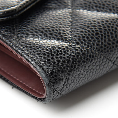 Chanel Caviar Quilted Large Flap Wallet Black 13 of 15
