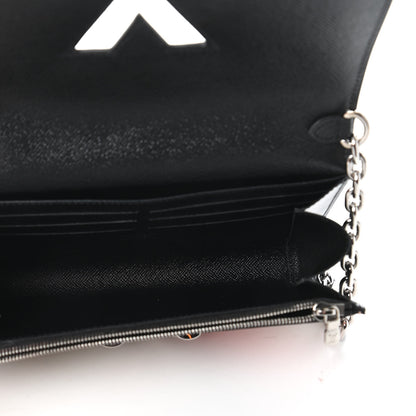 Louis Vuitton Epi Reverse Monogram Twist Chain Wallet Rose Ballerine 5 of 11