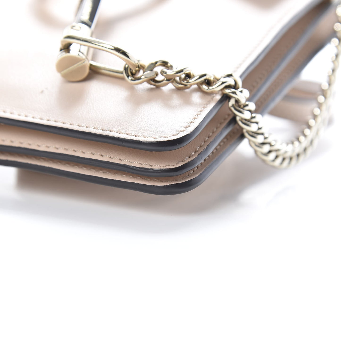 Suede Calfskin Mini Faye Bracelet Bag