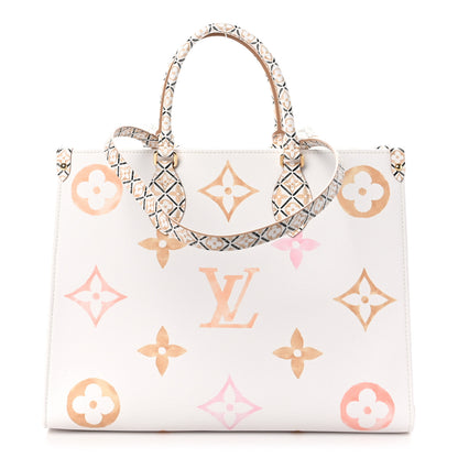 Louis Vuitton Monogram Giant By The Pool 2.0 Onthego MM Beige 1 of 9