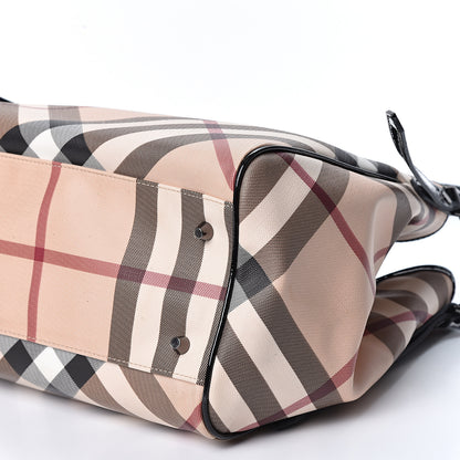 Burberry Nova Check Small Canterbury Tote Black 10 of 11