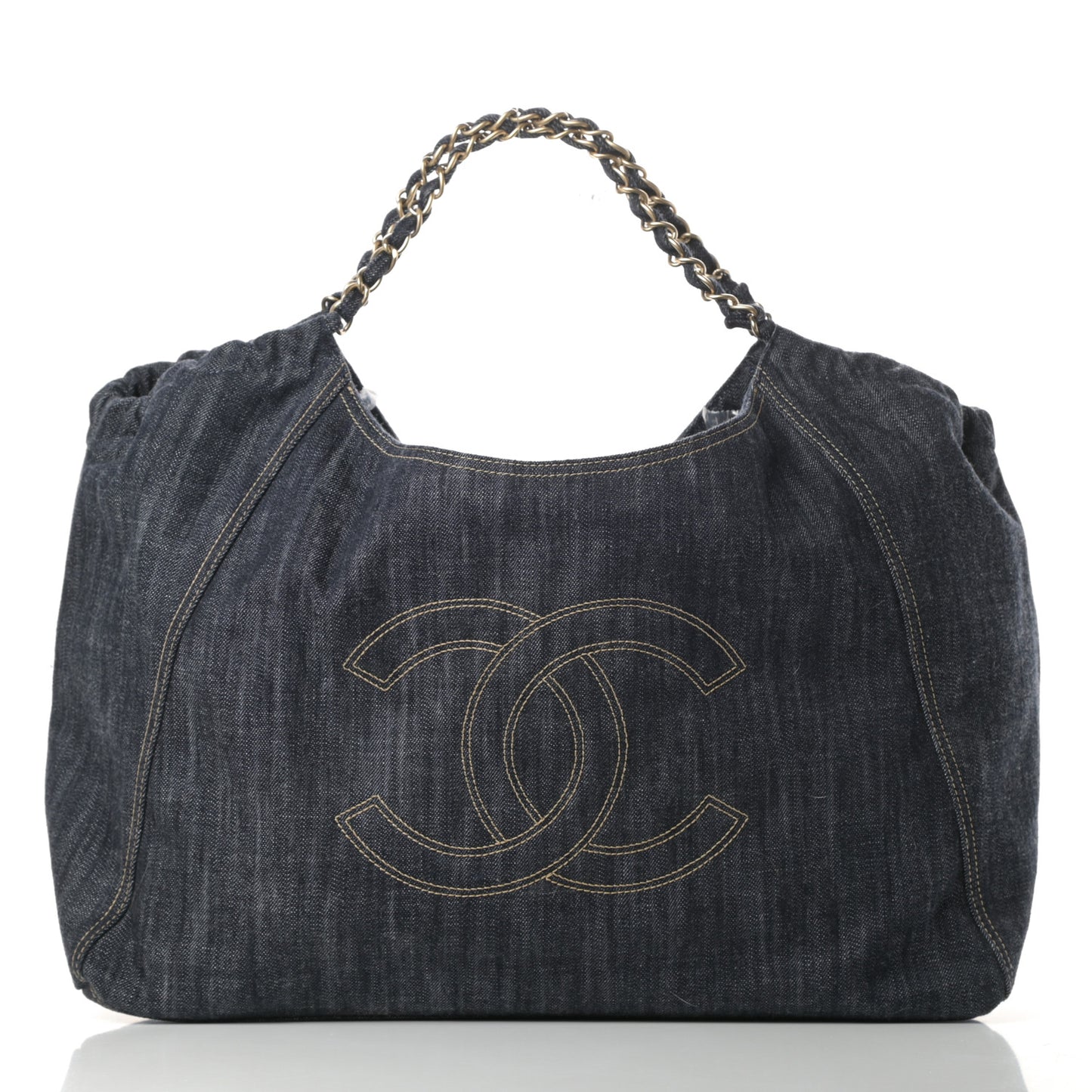 Denim XL Coco Cabas Tote Blue