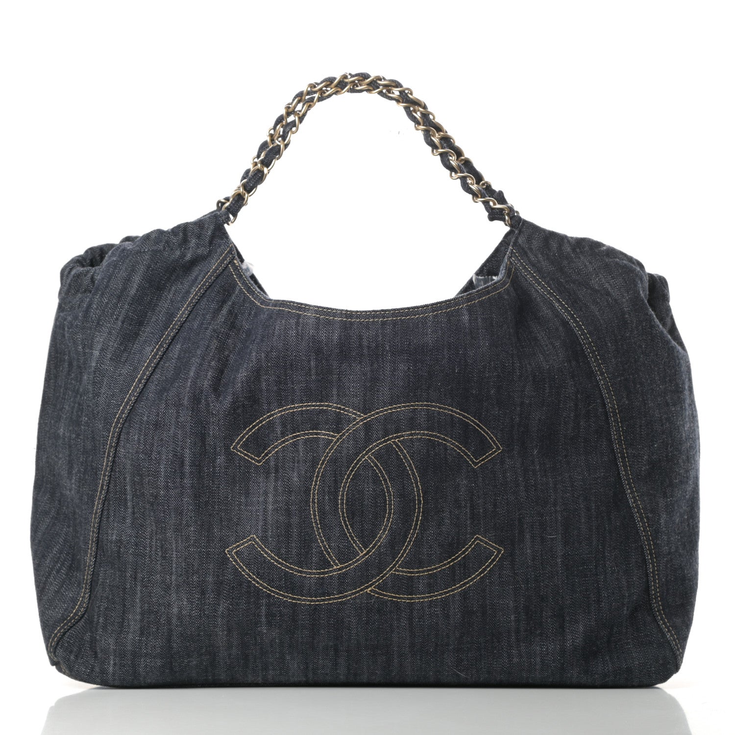 Chanel Denim XL Coco Cabas Tote Blue 1 of 11