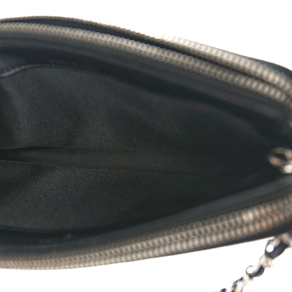 Chanel Lambskin Quilted Small Boy Clutch With Chain Black 5 of 10