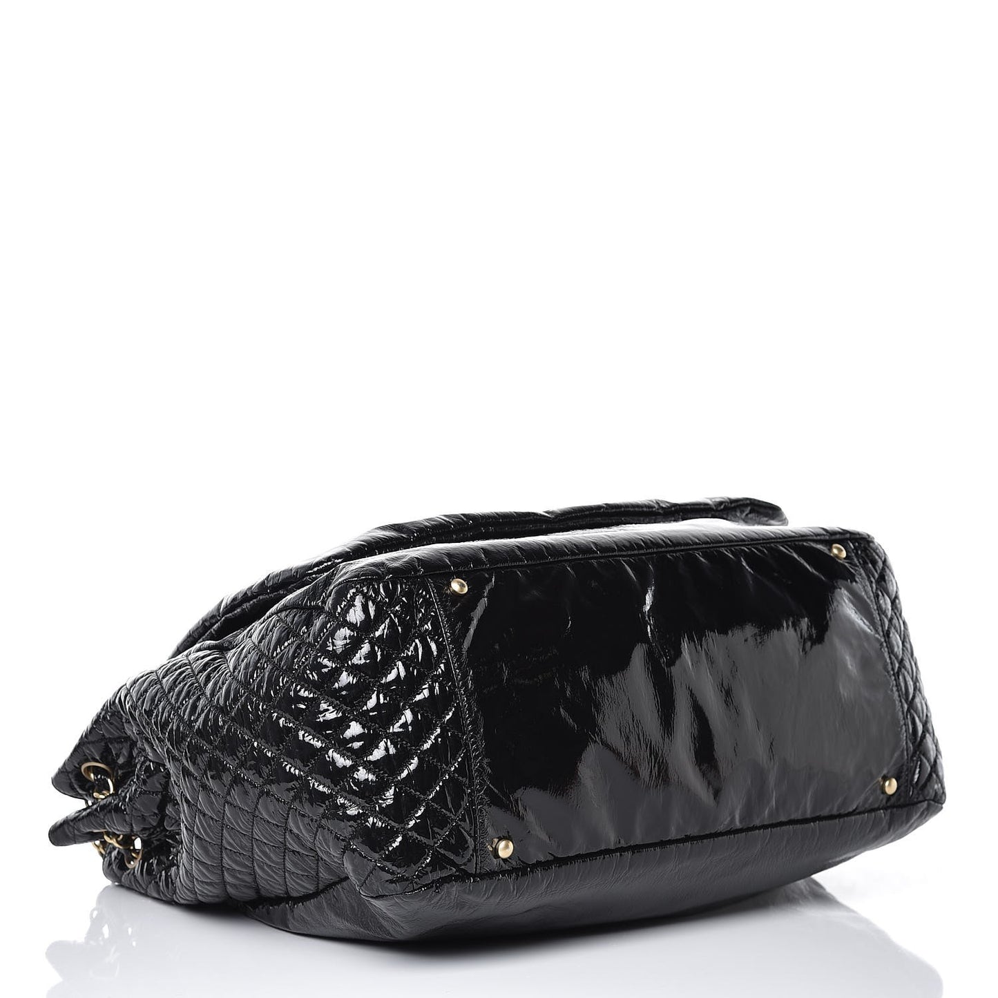 Vinyl XL Rock and Chain Flap Black