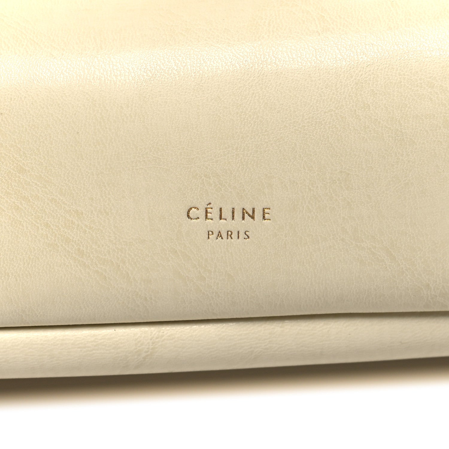 Celine Smooth Calfskin Eyelet Small Top Handle Bag White 6 of 11