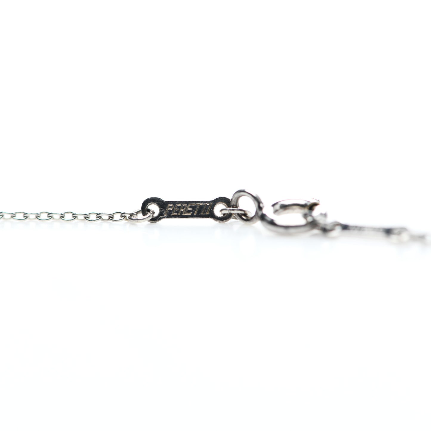 Sterling Silver Elsa Peretti Letter K Pendant Necklace