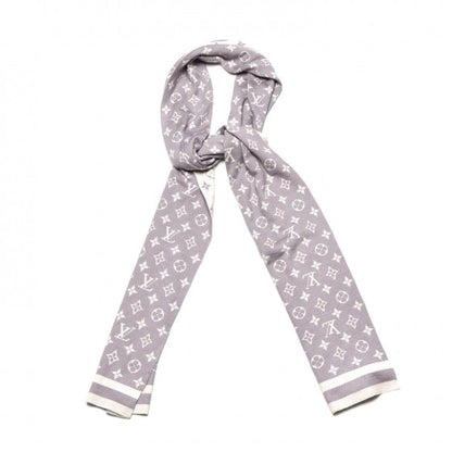 Louis Vuitton Cashmere Silk Monogram Scarf Lilac 1 of 4