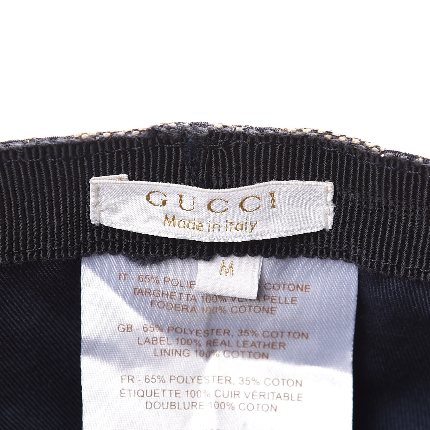 Gucci Monogram Kids Capello Driving Cap M Navy 5 of 5