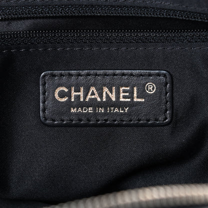 Chanel Lambskin Quilted Travel Flap Tote Black 7 of 8