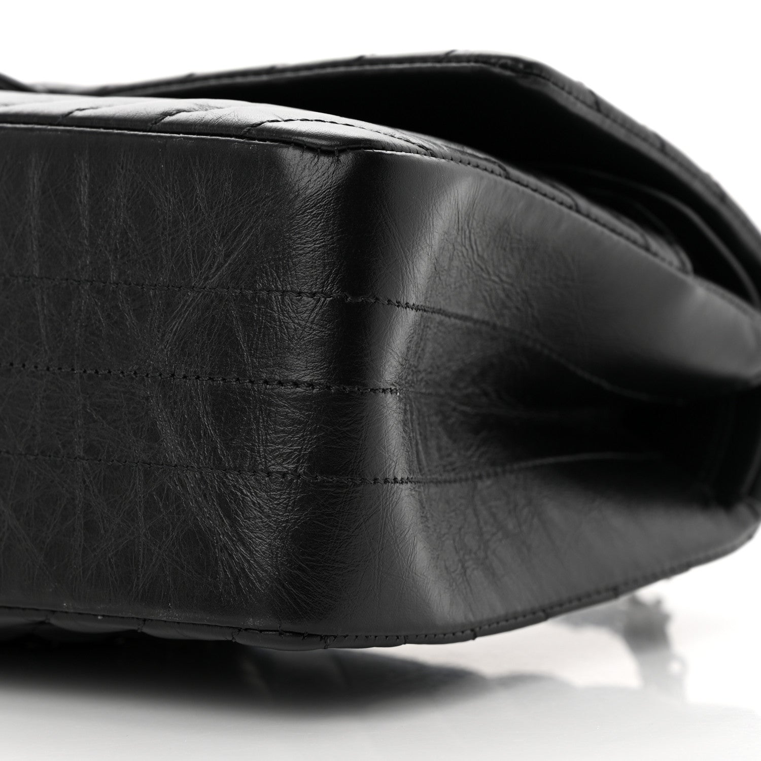 Chanel Aged Calfskin Chevron Quilted 2.55 Reissue 226 So Black 10 of 11