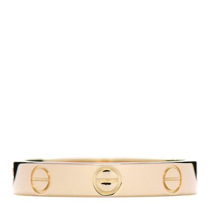 Cartier 18K Yellow Gold 3.5mm LOVE Wedding Band Ring 54 6.75 1 of 4