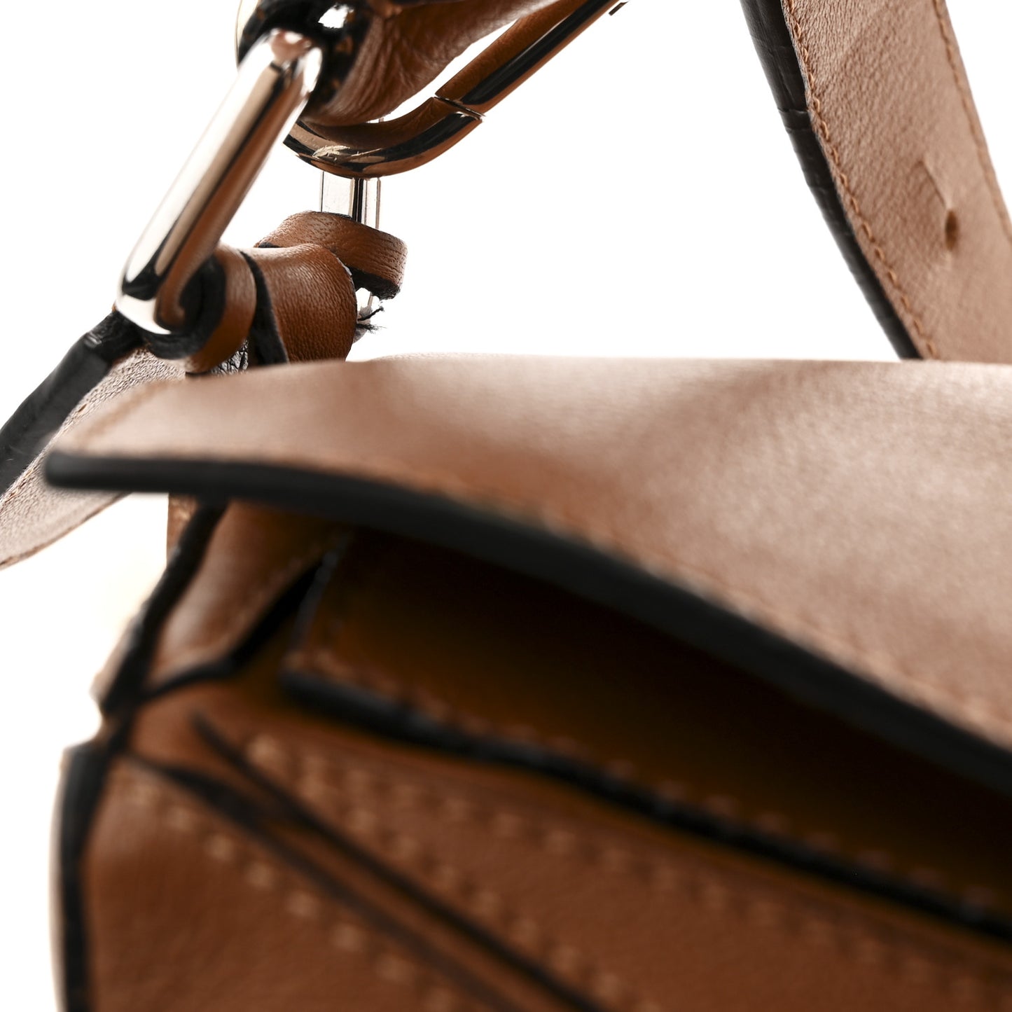 Calfskin Medium Puzzle Bag Tan