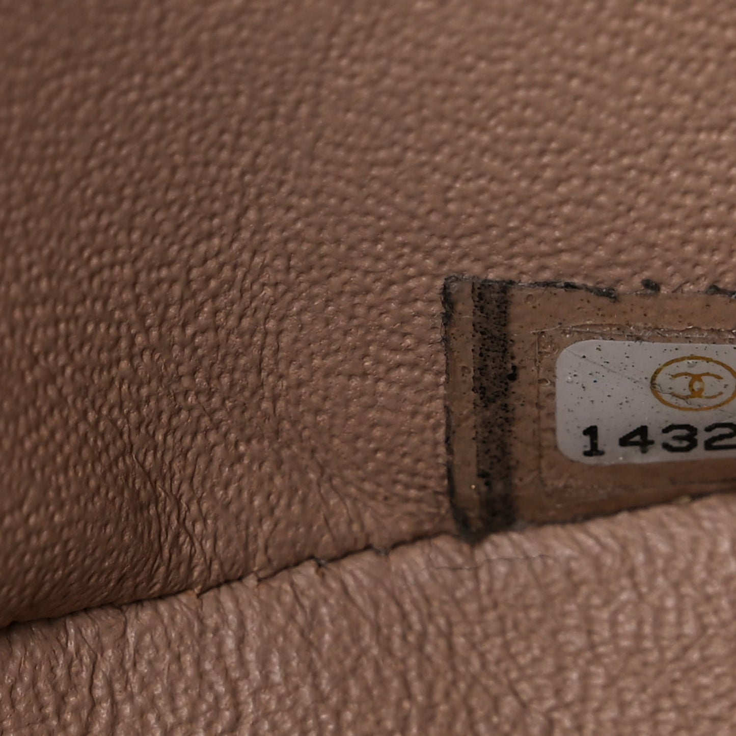 Caviar Quilted Jumbo Double Flap Beige