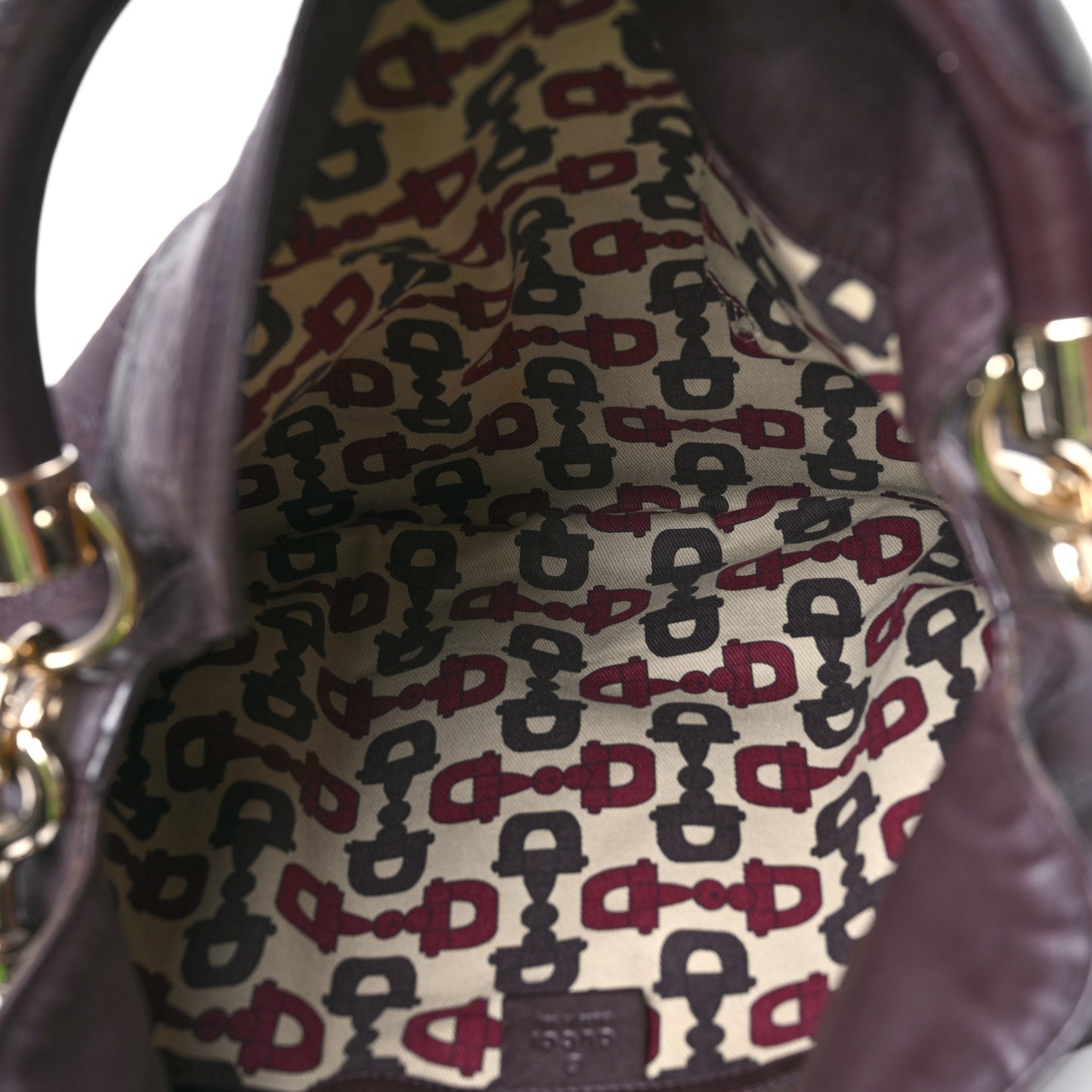 Guccissima Medium Indy Top Handle Hobo Dark Brown