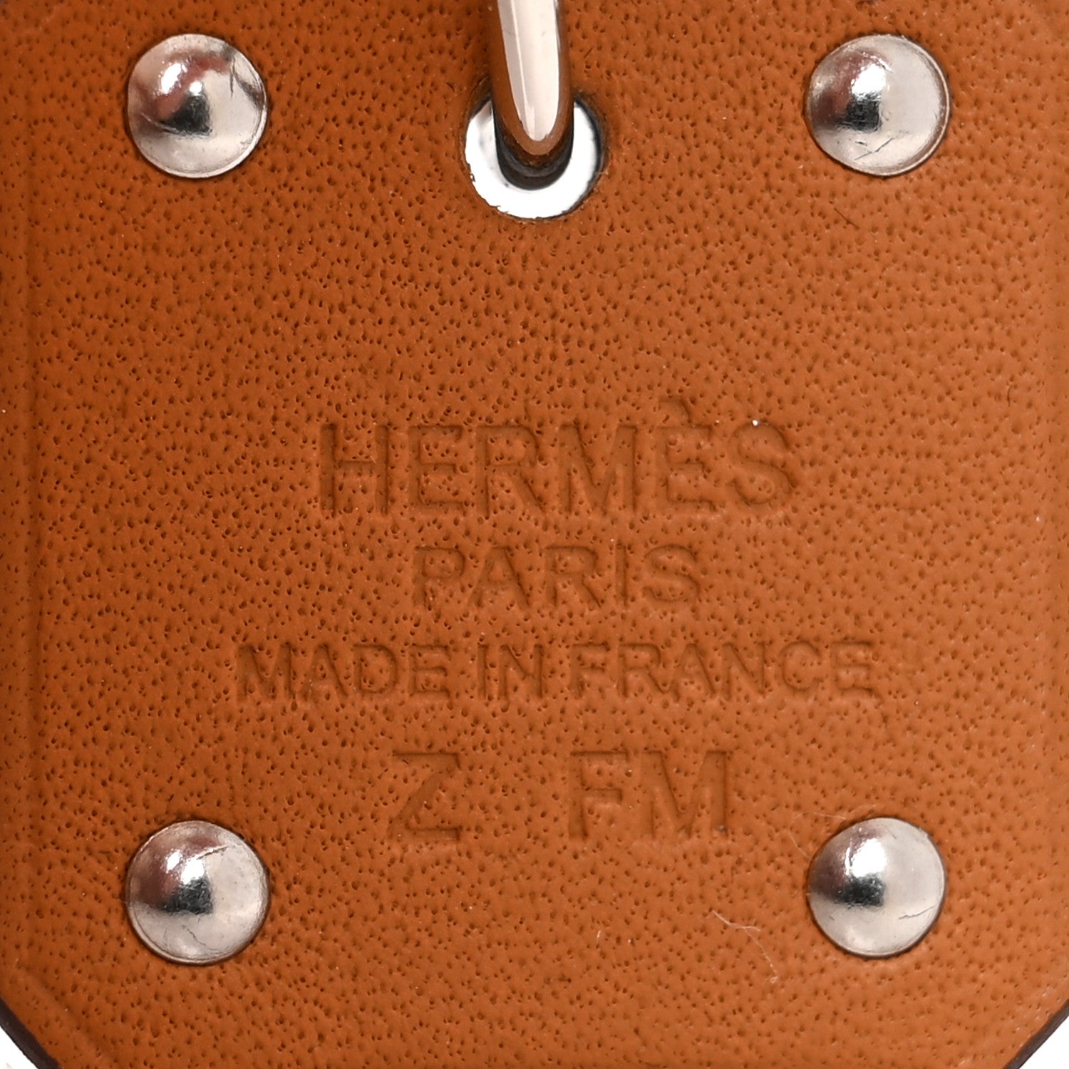 Hermes Palladium Plated Swift As De Coeur Necklace Etoupe 3 of 3