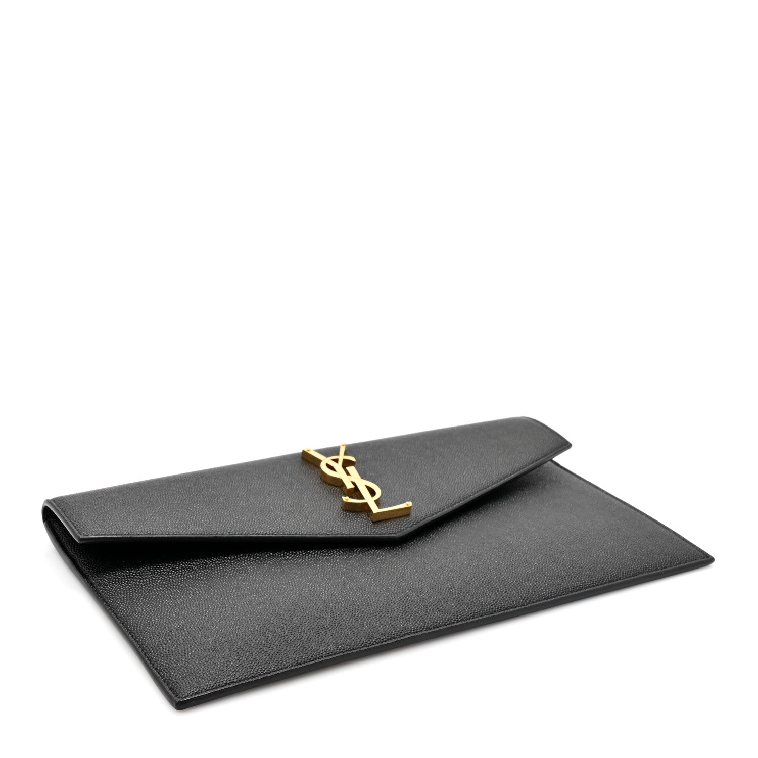 Saint Laurent Grain De Poudre Uptown Pouch Black 4 of 8
