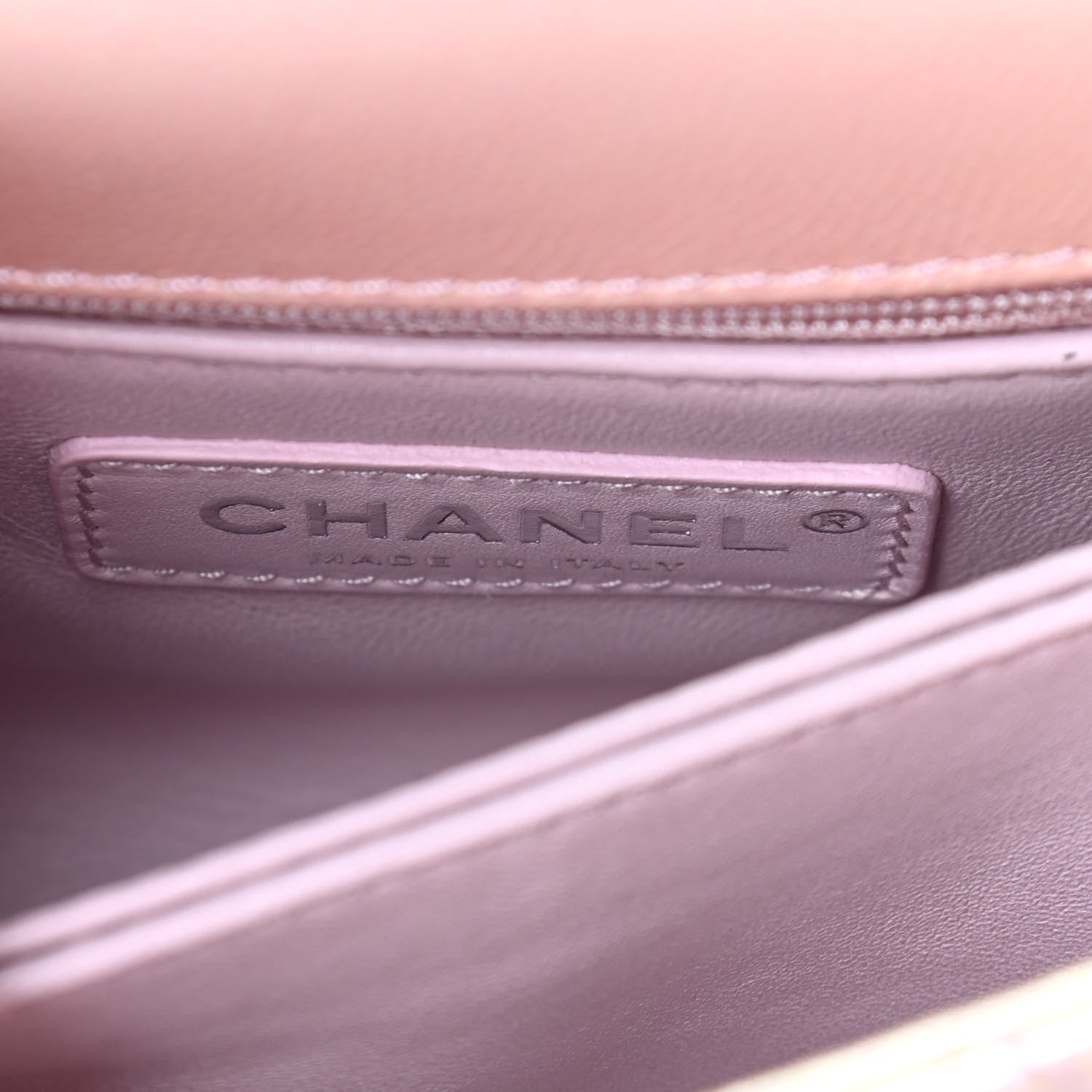 Chanel Iridescent Caviar Quilted Extra Mini Coco Handle Flap Light Pink 6 of 9