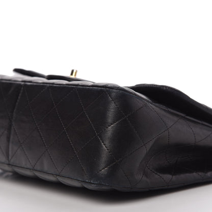 Chanel Lambskin Quilted Jumbo Single Flap Black 7 of 12