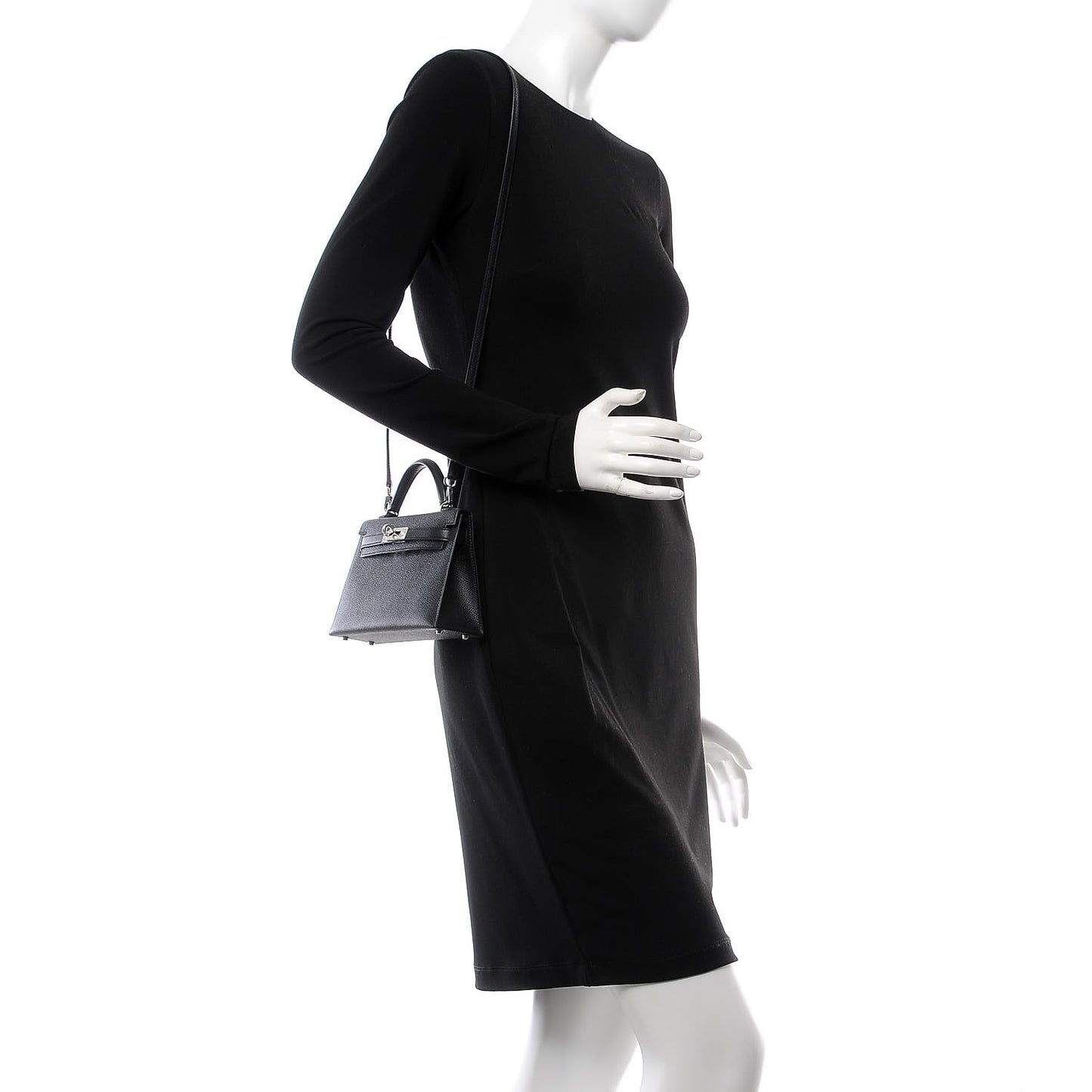 Epsom Mini Kelly Sellier 20 Black