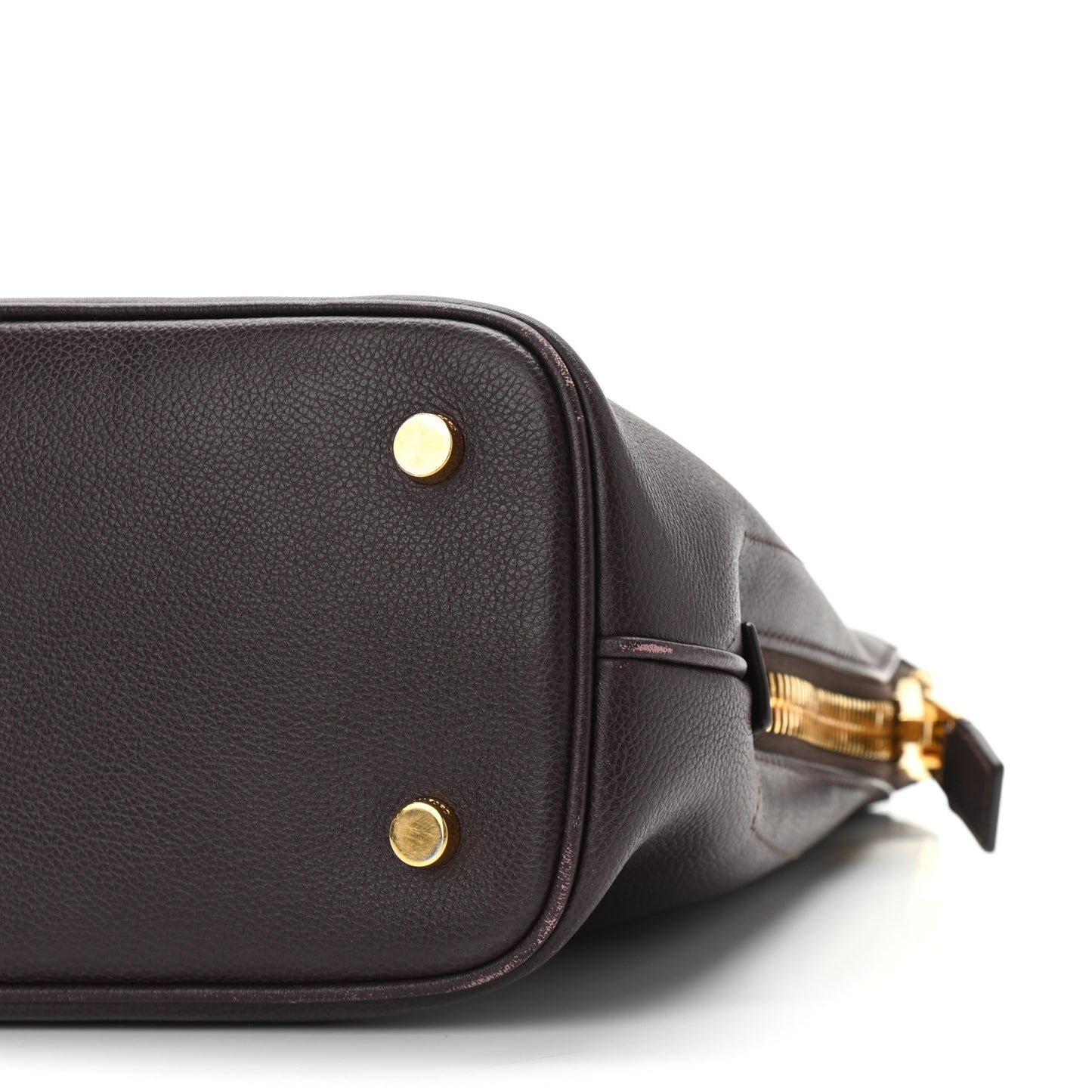 Pebbled Calfskin Medium Jennifer Zip Tote Wine