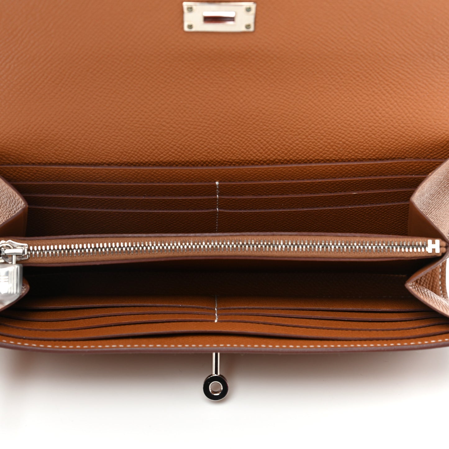 Epsom Kelly Longue Wallet Gold