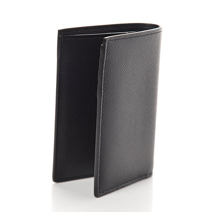 Saint Laurent Grain De Poudre Credit Card Wallet Black 2 of 6