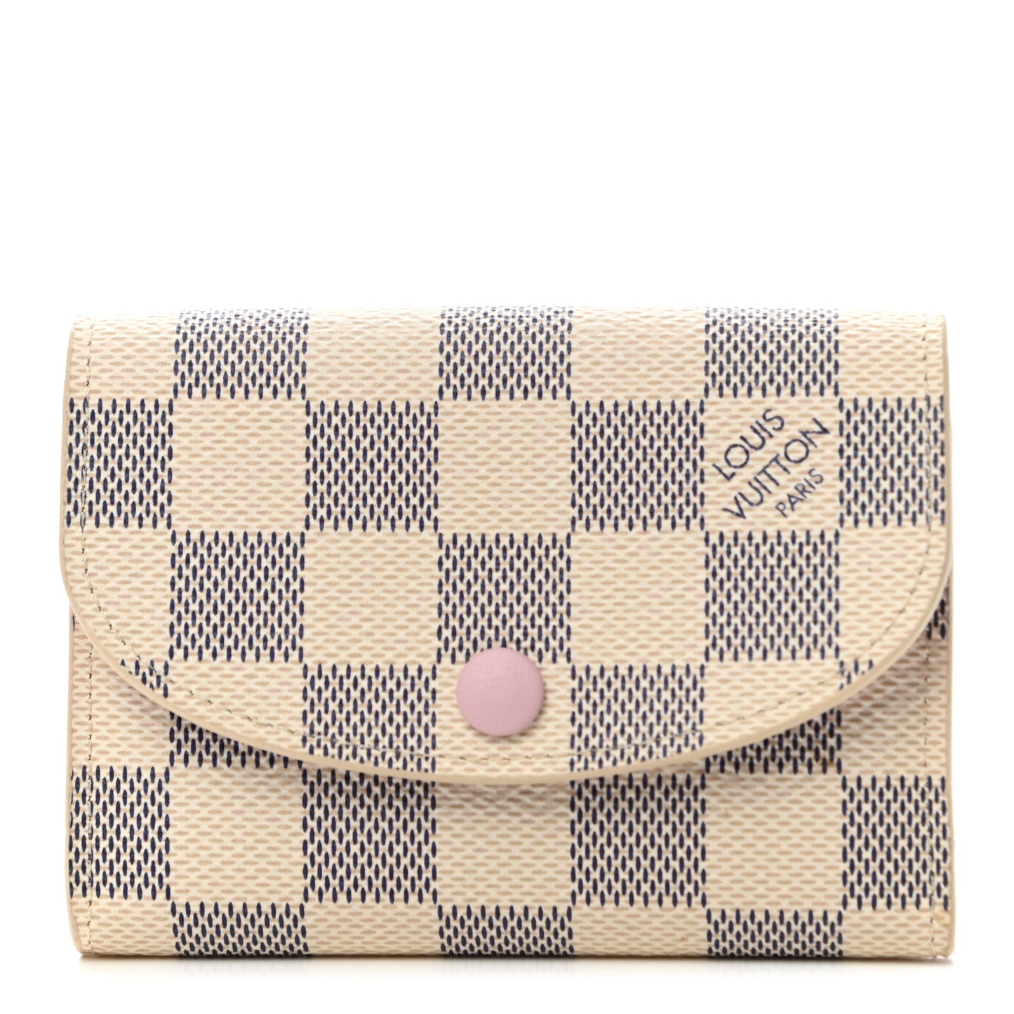 Damier Azur Rosalie Coin Purse Rose Ballerine