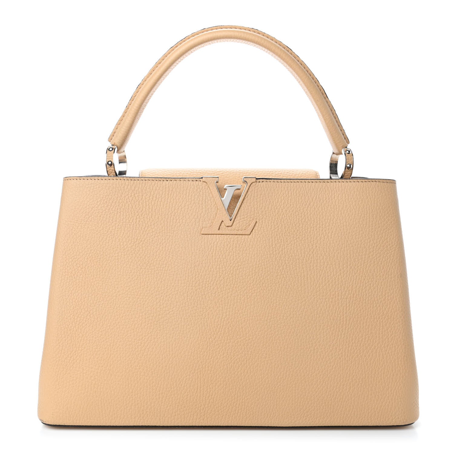 Louis Vuitton Taurillon Capucines MM Dune 1 of 10