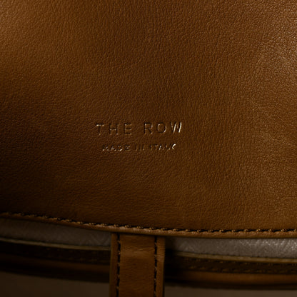 The Row Polished Saddle Calfskin Soft Margaux 15 Muschio 6 of 9