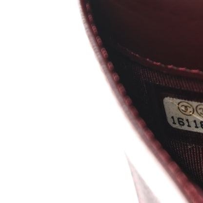 Chanel Lambskin Quilted Yen Wallet Black 8 of 14