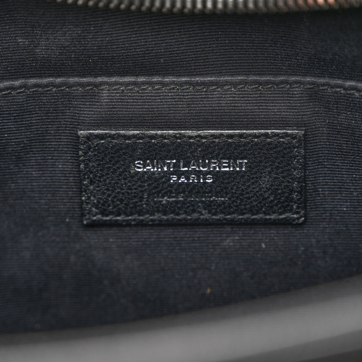 Saint Laurent Lambskin Monogram Small Lou Camera Bag Black 6 of 10