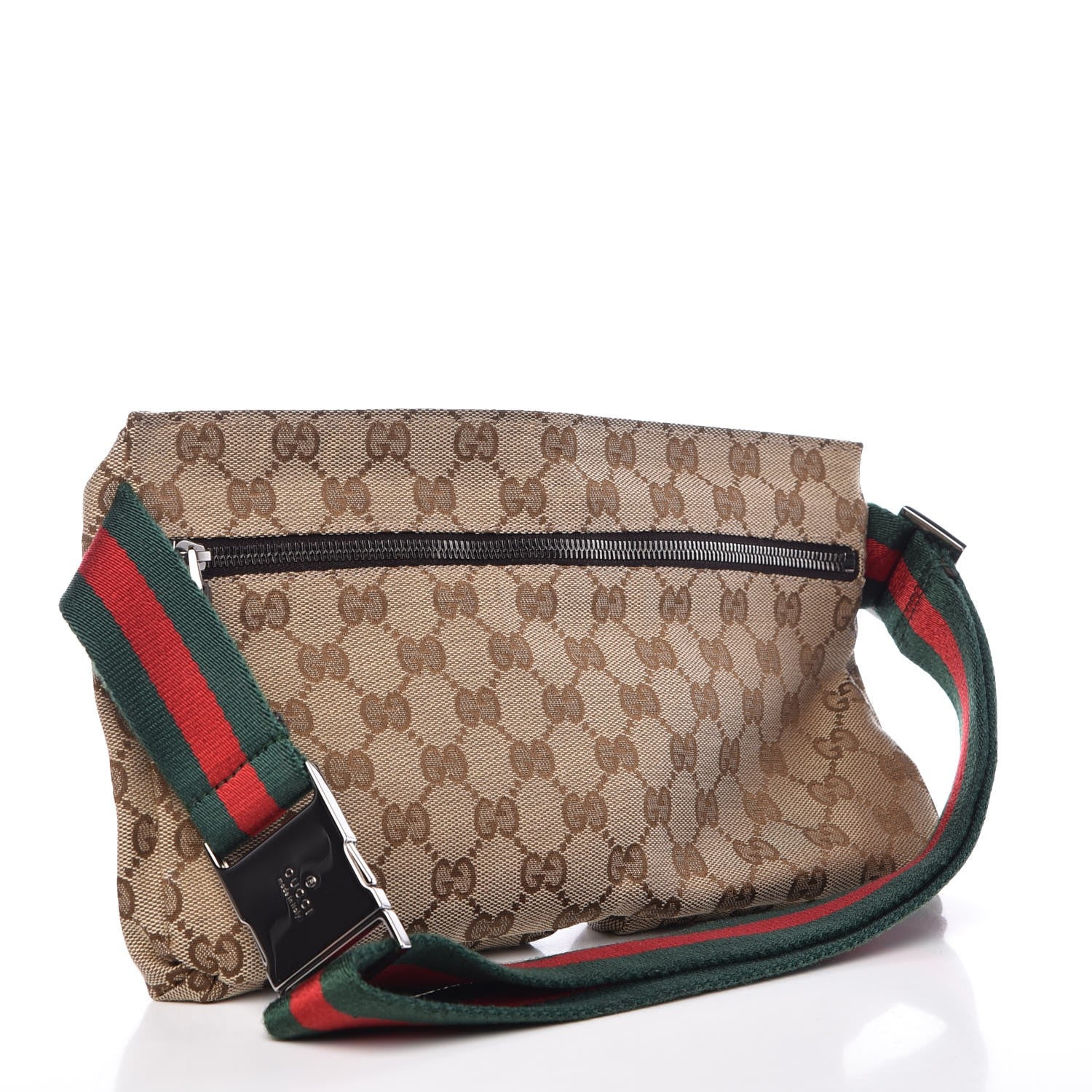 Gucci Monogram Web Belt Bag Dark Brown 3 of 7