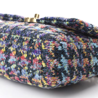 Chanel Tweed Quilted Medium Chanel 19 Flap Dark Multicolor 7 of 11