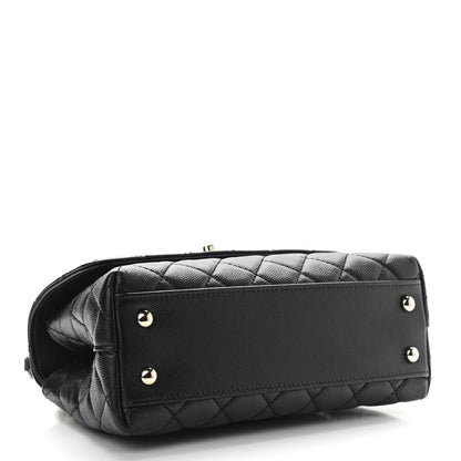 Chanel Caviar Quilted Mini Coco Handle Flap Black 4 of 11