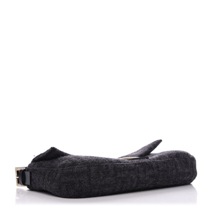 Fendi Wool Zucca Baguette Grey 4 of 9