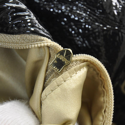 Chanel Vinyl Rock and Chain XL Flap Black 9 of 10