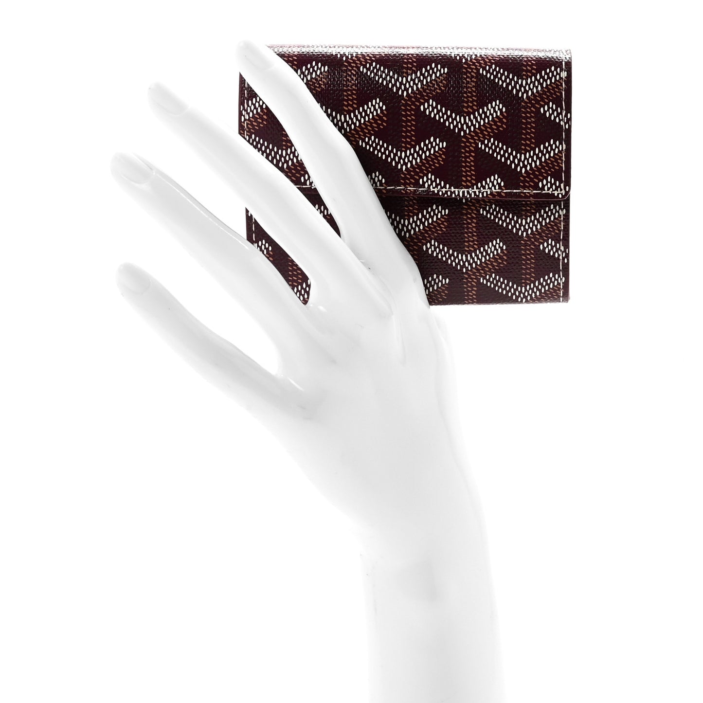 Goyardine Marigny Coin Purse Wallet Bordeaux