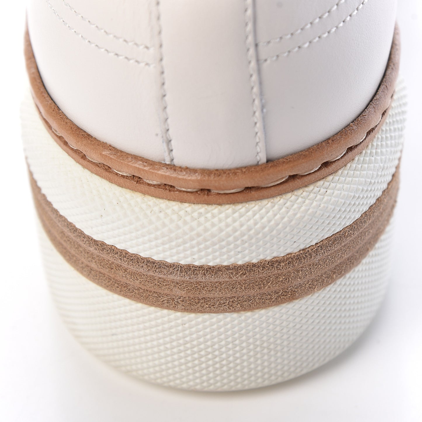 Calfskin Polo Sneakers 37 White