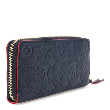 Louis Vuitton Empreinte Clemence Wallet Marine Rouge 3 of 7