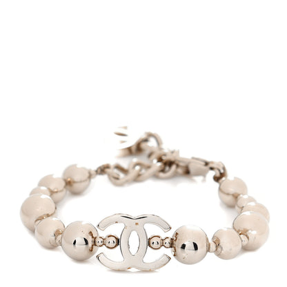 Chanel Metal Beaded CC Bracelet Gold 1 of 6