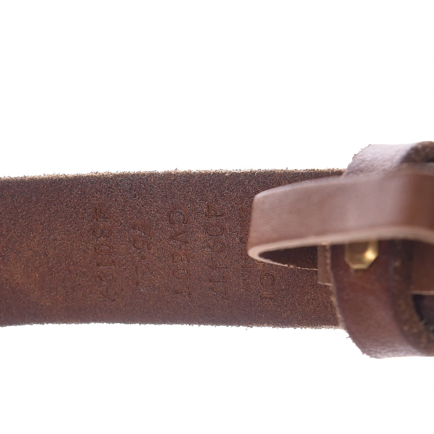 Gucci Faded Calfskin Double G 20mm Belt 75 30 Cuir 7 of 9