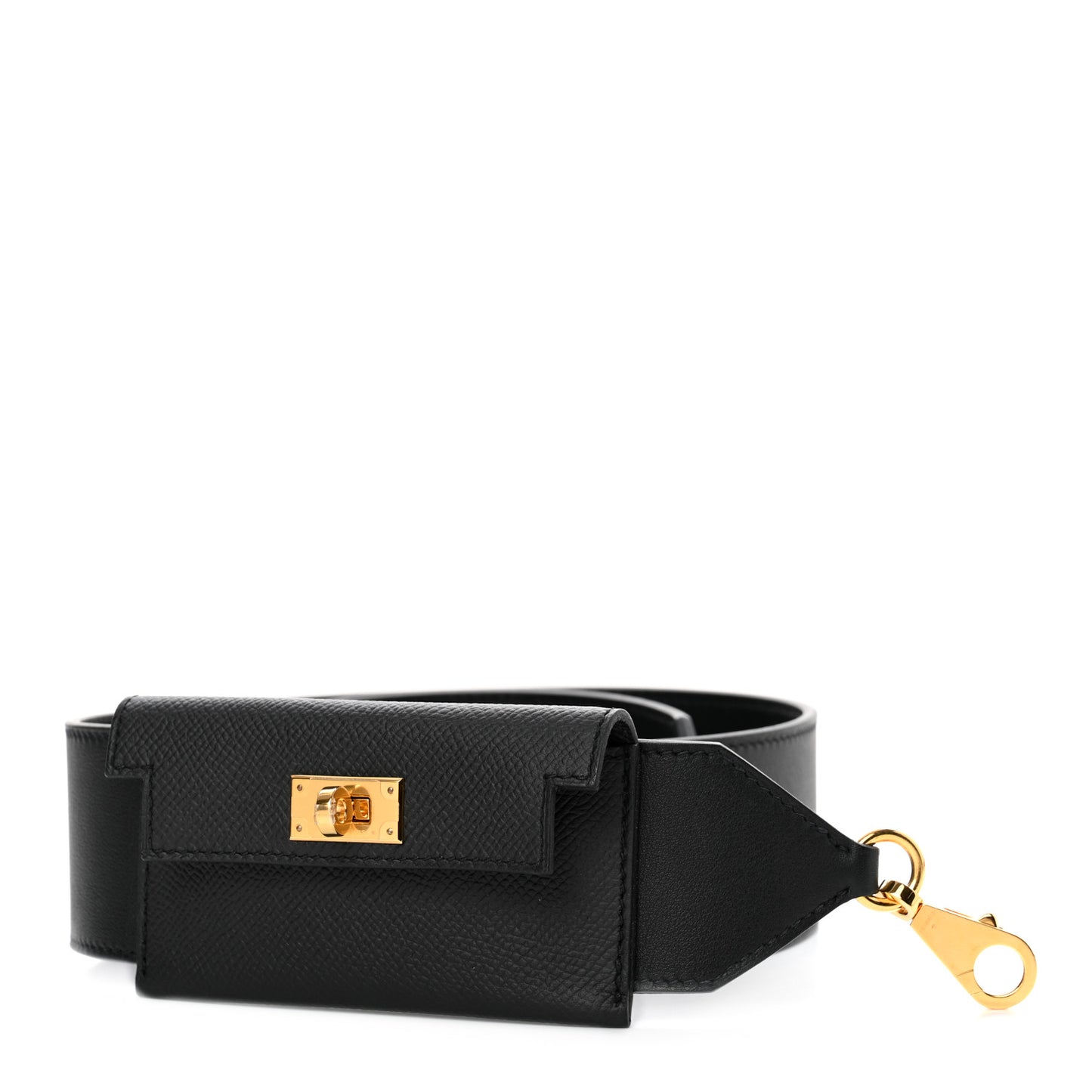 Swift Epsom Pocket Kelly Shoulder Strap Black